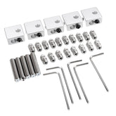 0.3&0.4&0.5mm Stainless Steel Nozzle + Aluminum Heating Block + M6-30mm Nozzle Throat + L-type Wrench Kit for 1.75mm Filament